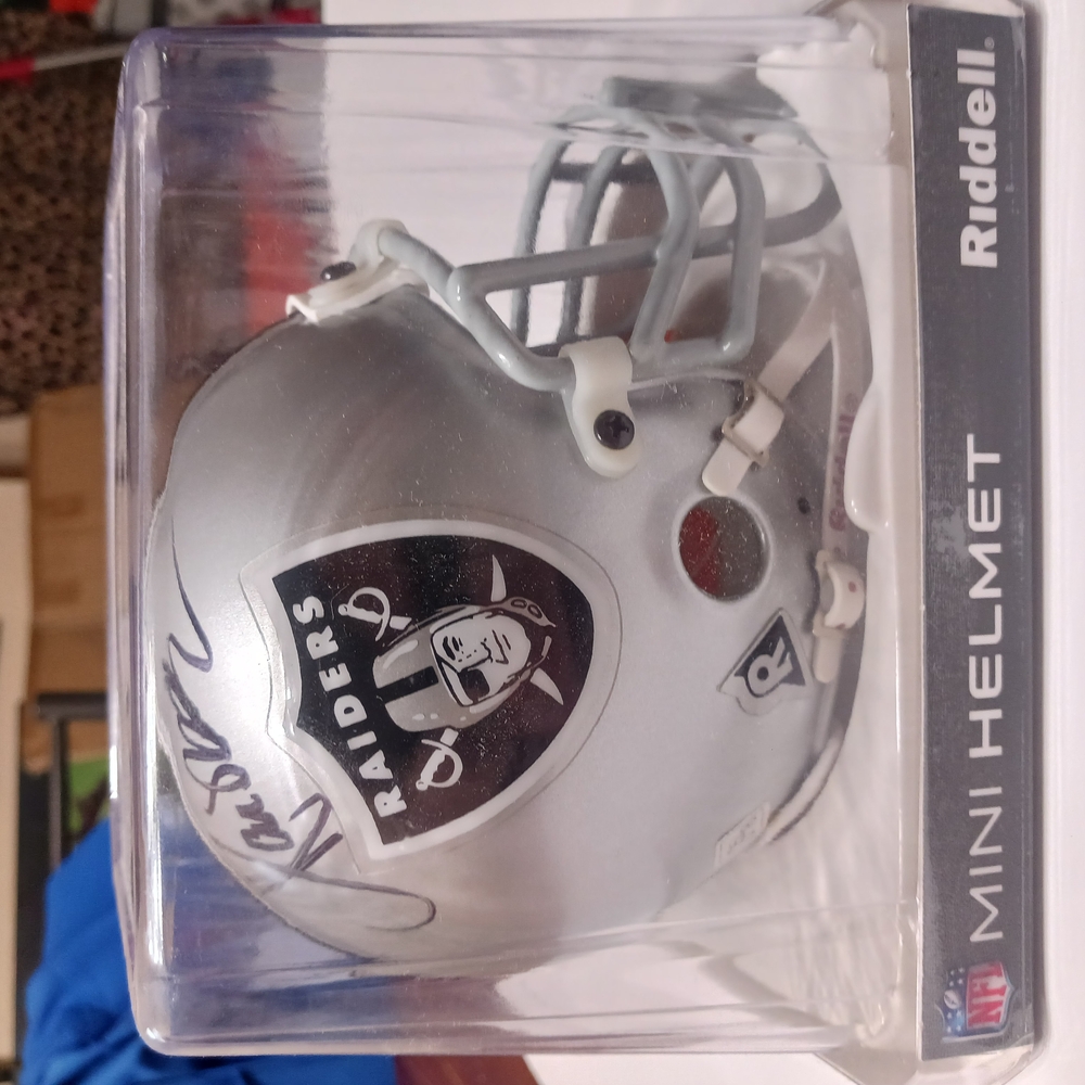 Riddell Silver Raiders Mini Helmet